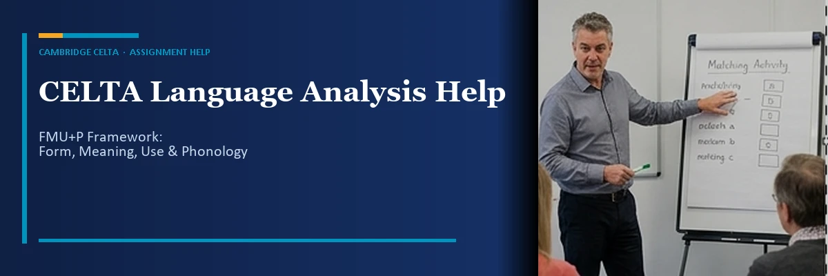 CELTA Language Analysis Help — form, meaning and use framework support for Cambridge CELTA